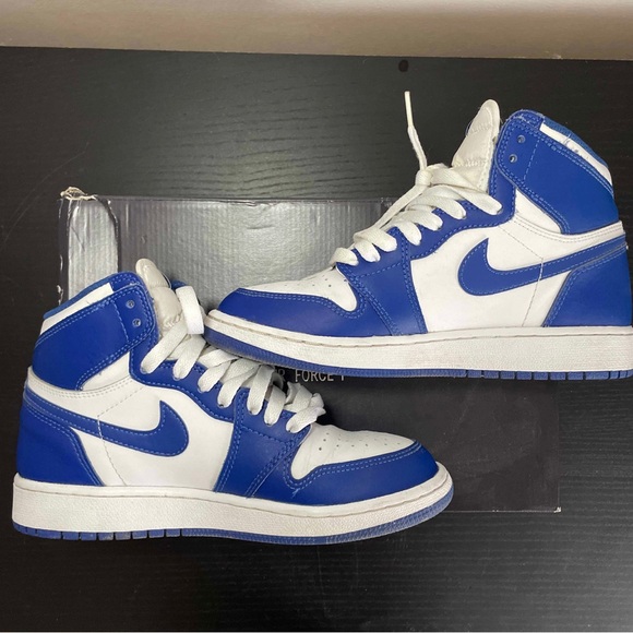 Jordan 1 High Storm Blue Size 5Y (6.5W) - Picture 2 of 7